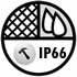 norme IP66  sur le talkie walkie  hyt tc610