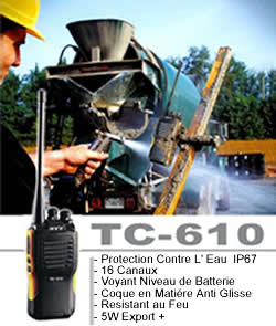 HYT TC 610 - IP67 le talkie pour l ' extrême